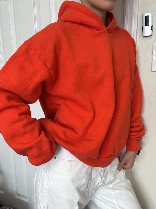 American Apparel Sweaters - american apparel hoodie - orange xl